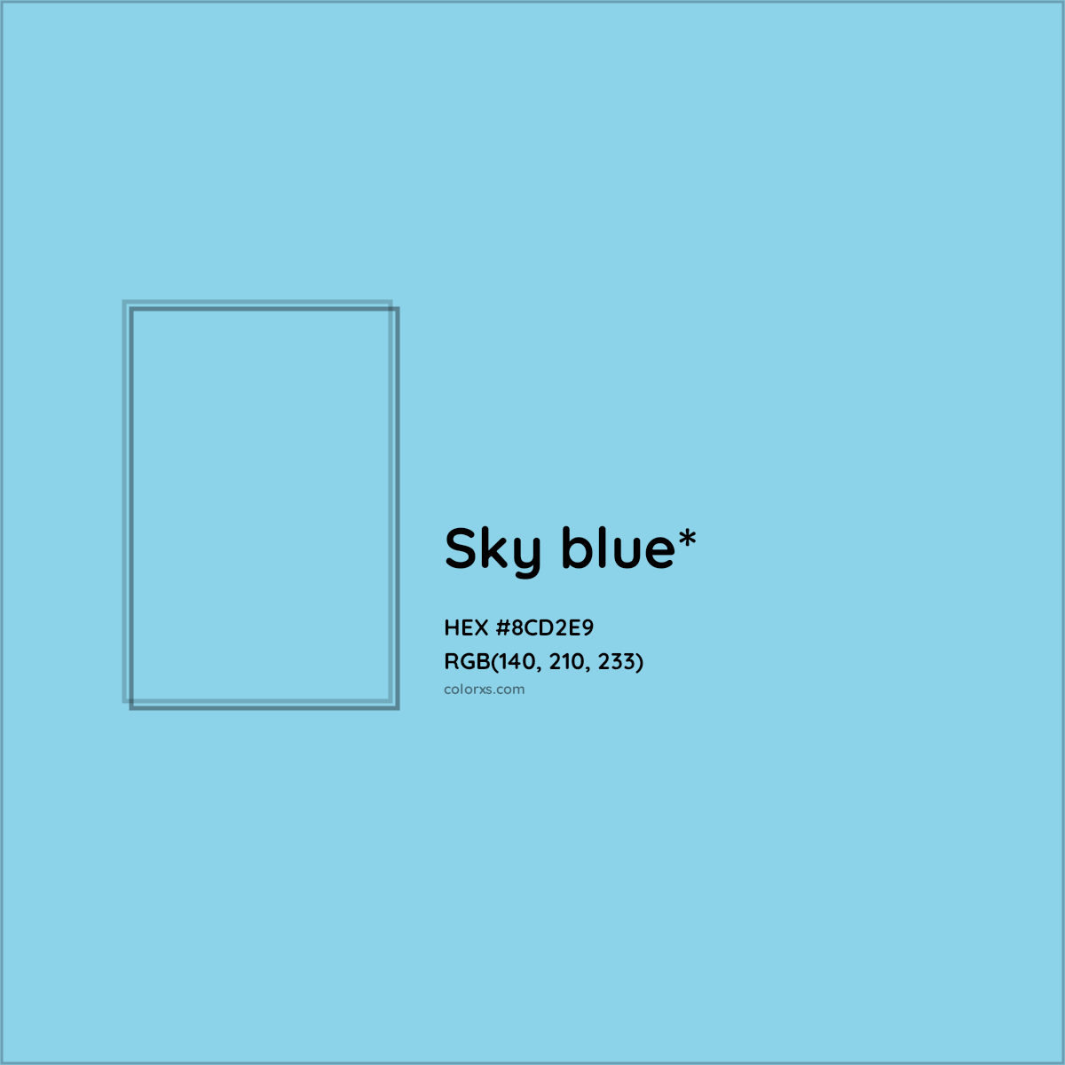 #8CD2E9 hex color. RGB, RYB, CMYK, HSL, HSV codes and color conversions. Matching color names, palettes, paints.