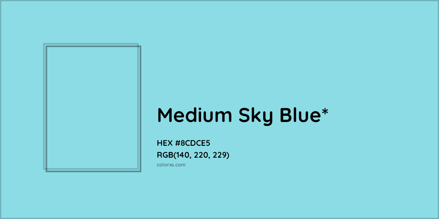 #8CDCE5 hex color. RGB, RYB, CMYK, HSL, HSV codes and color conversions. Matching color names, palettes, paints.