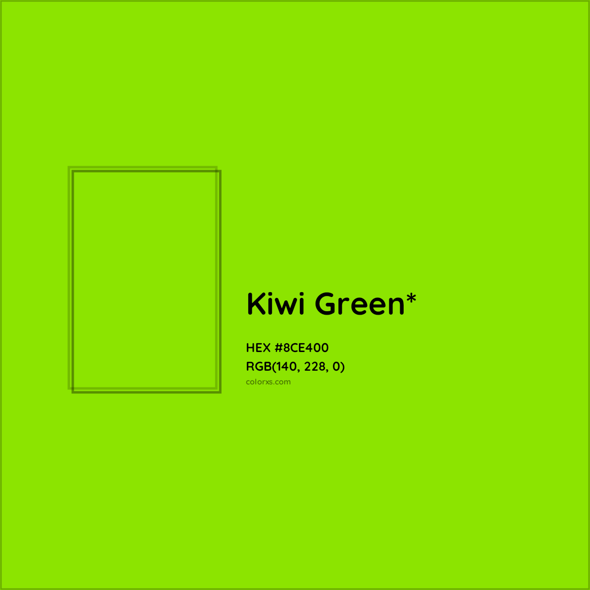 #8CE400 hex color. RGB, RYB, CMYK, HSL, HSV codes and color conversions. Matching color names, palettes, paints.