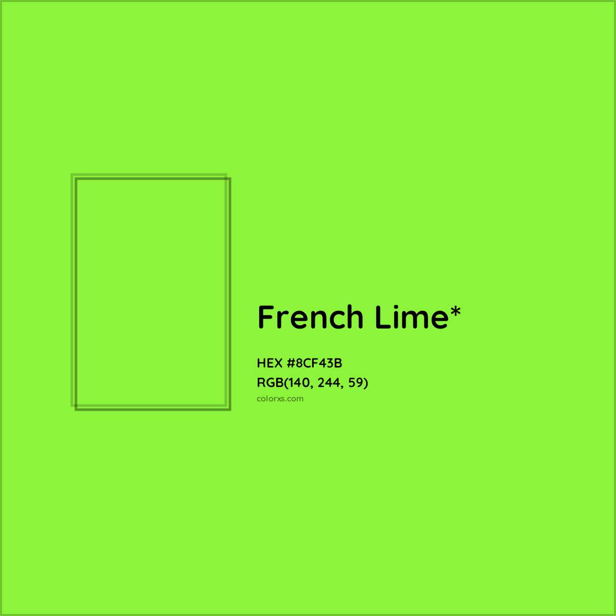 #8CF43B hex color. RGB, RYB, CMYK, HSL, HSV codes and color conversions. Matching color names, palettes, paints.