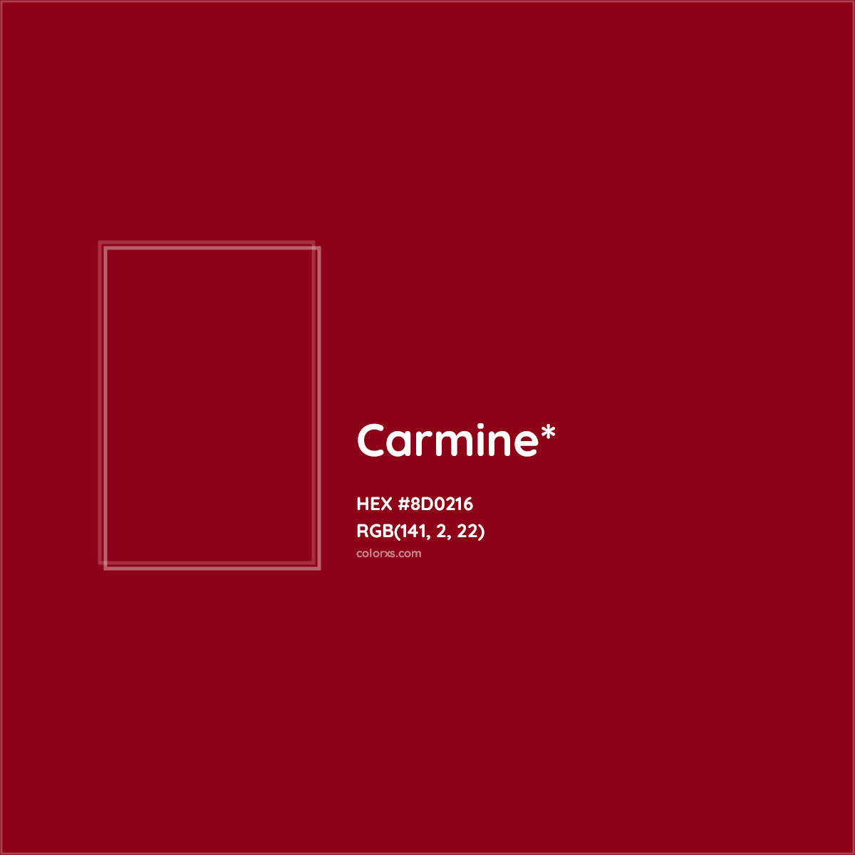 #8D0216 hex color. RGB, RYB, CMYK, HSL, HSV codes and color conversions. Matching color names, palettes, paints.