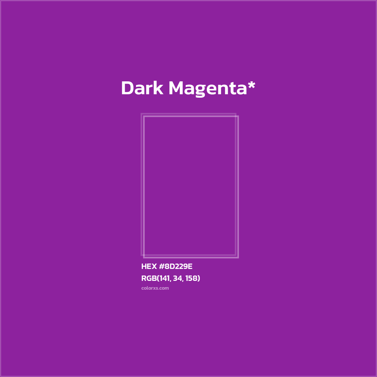 #8D229E hex color. RGB, RYB, CMYK, HSL, HSV codes and color conversions. Matching color names, palettes, paints.