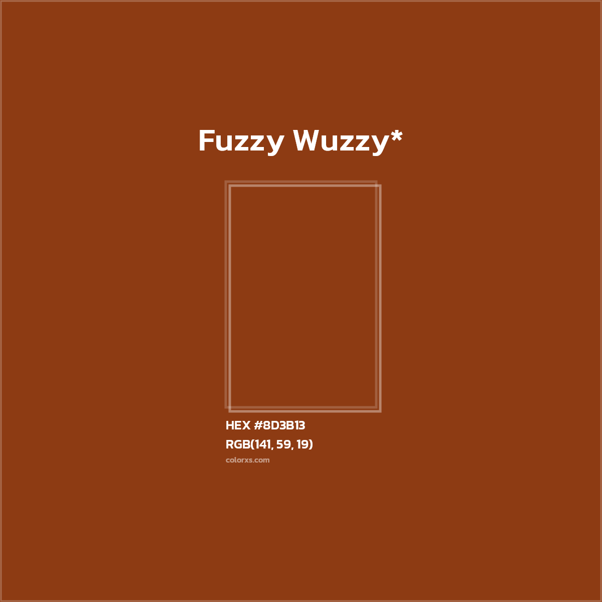 #8D3B13 hex color. RGB, RYB, CMYK, HSL, HSV codes and color conversions. Matching color names, palettes, paints.