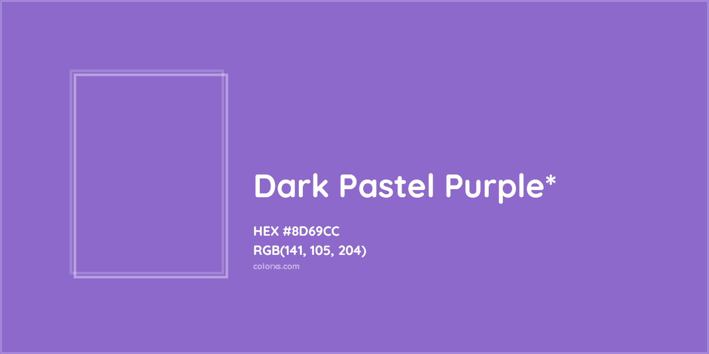#8D69CC hex color. RGB, RYB, CMYK, HSL, HSV codes and color conversions. Matching color names, palettes, paints.