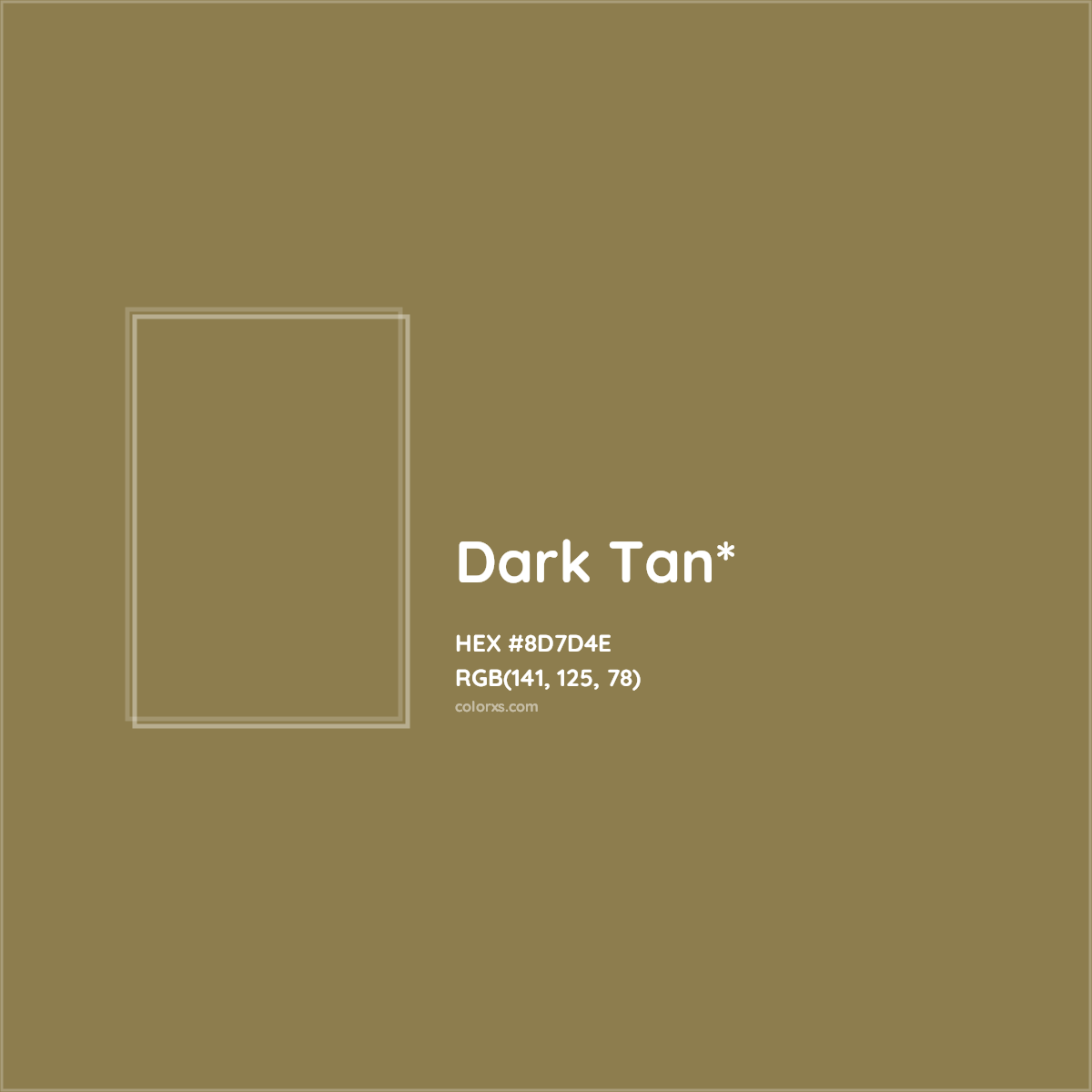 #8D7D4E hex color. RGB, RYB, CMYK, HSL, HSV codes and color conversions. Matching color names, palettes, paints.