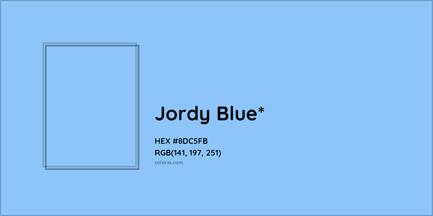 #8DC5FB hex color. RGB, RYB, CMYK, HSL, HSV codes and color conversions. Matching color names, palettes, paints.