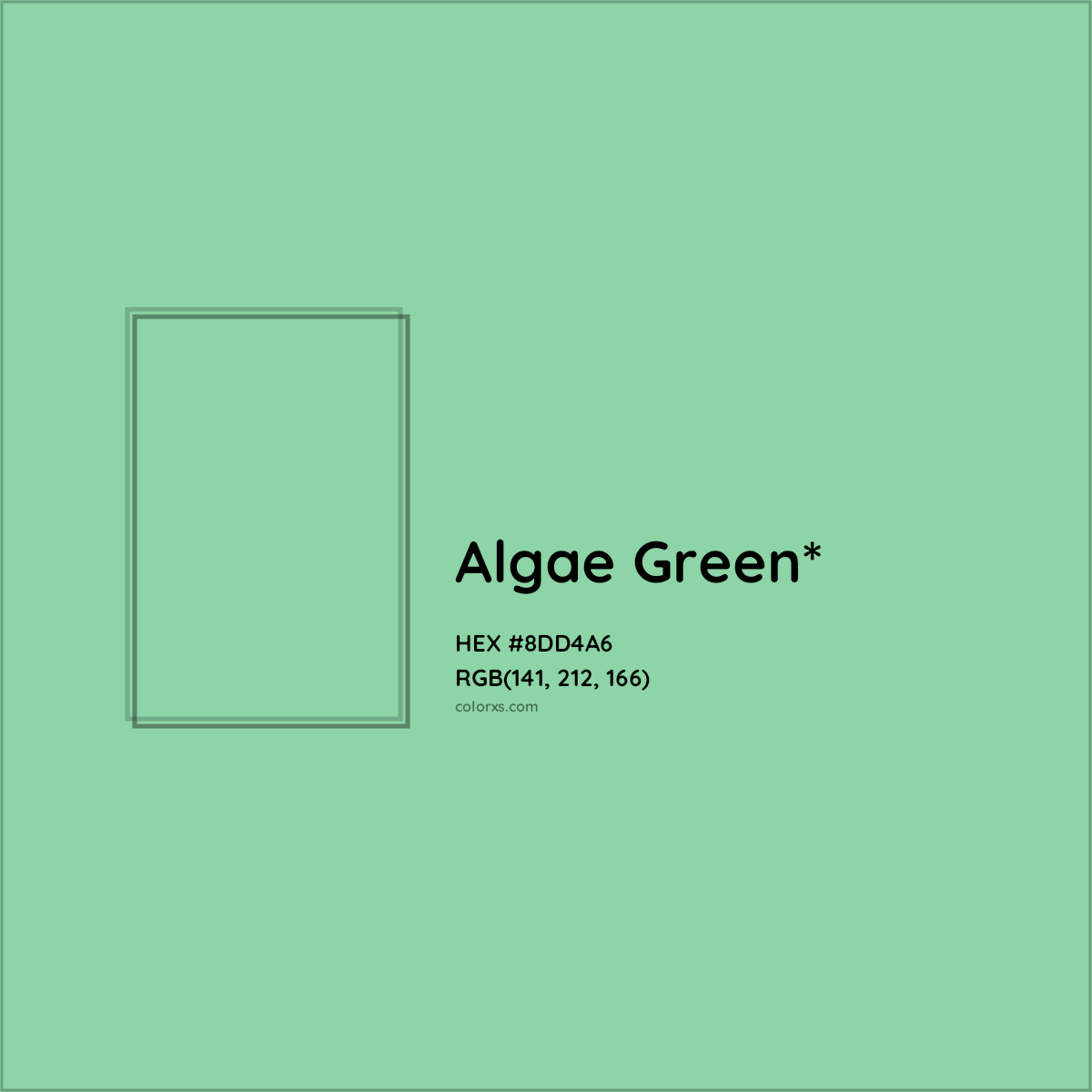 #8DD4A6 hex color. RGB, RYB, CMYK, HSL, HSV codes and color conversions. Matching color names, palettes, paints.