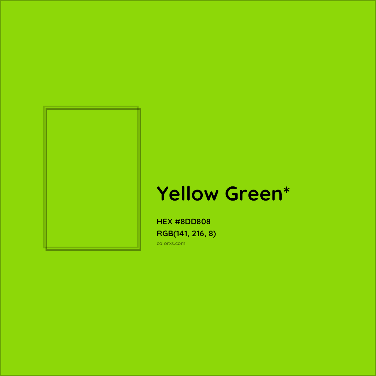 #8DD808 hex color. RGB, RYB, CMYK, HSL, HSV codes and color conversions. Matching color names, palettes, paints.