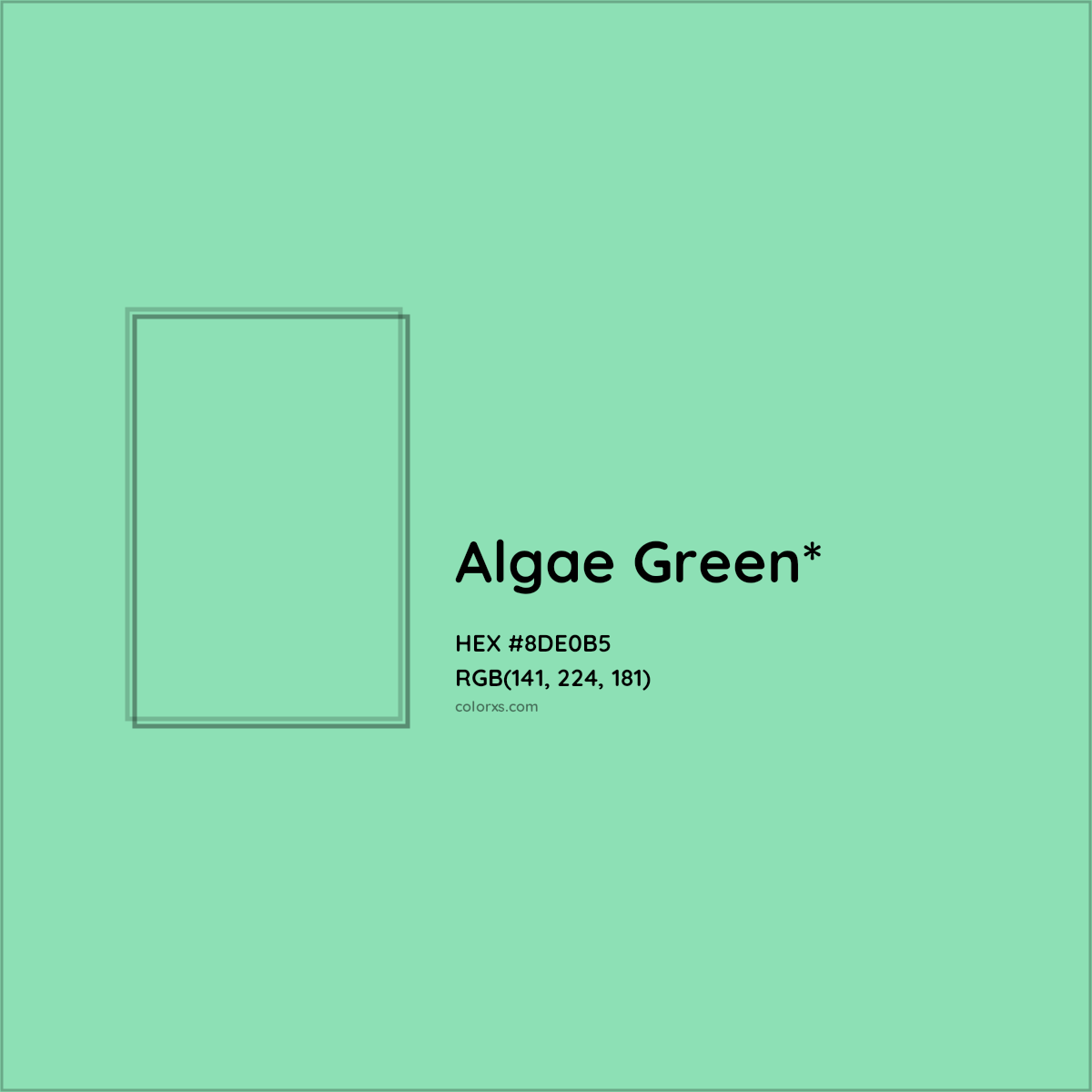 #8DE0B5 hex color. RGB, RYB, CMYK, HSL, HSV codes and color conversions. Matching color names, palettes, paints.