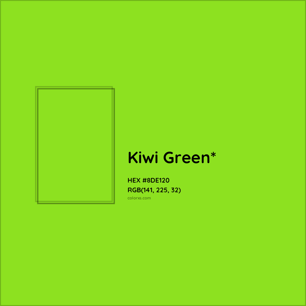 #8DE120 hex color. RGB, RYB, CMYK, HSL, HSV codes and color conversions. Matching color names, palettes, paints.