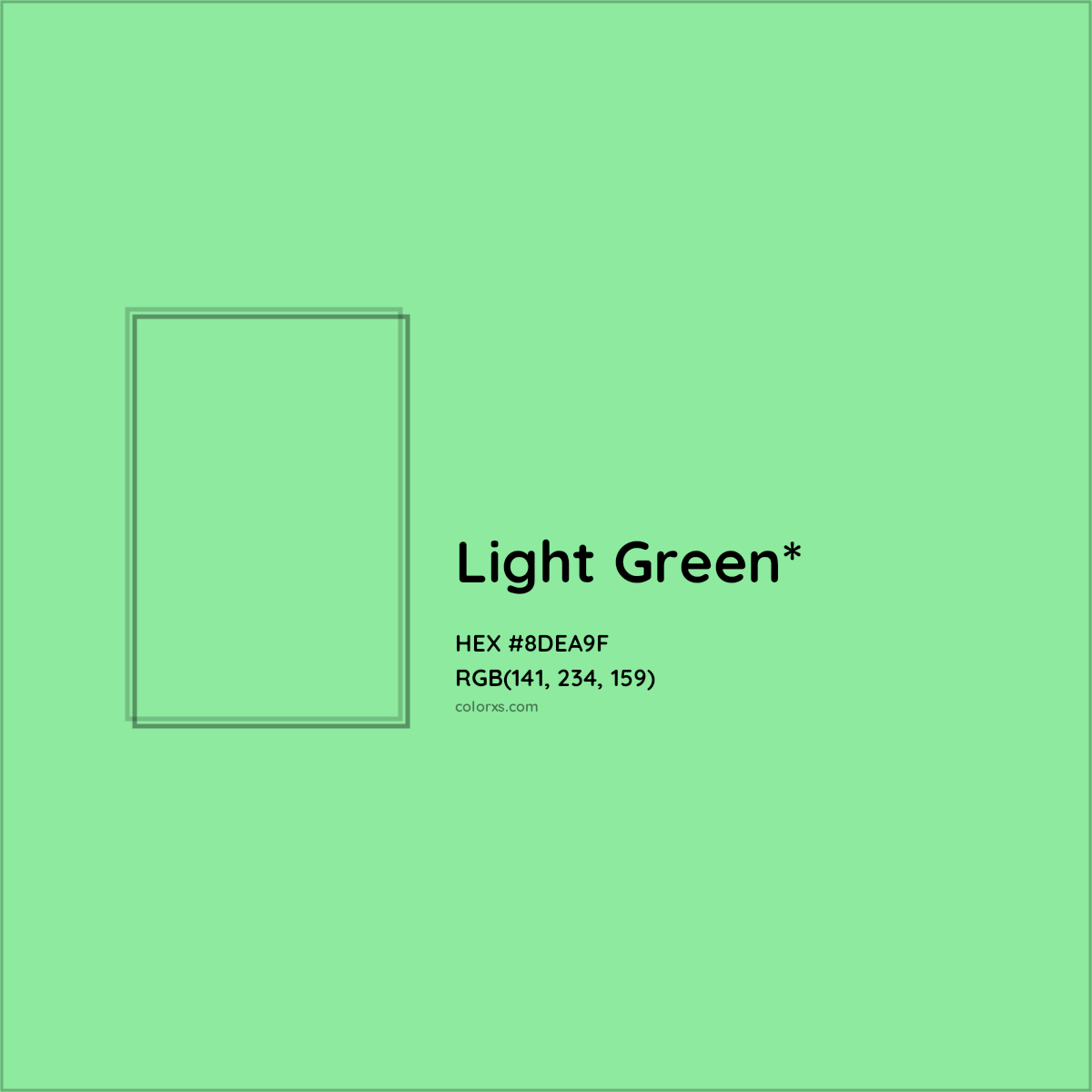 #8DEA9F hex color. RGB, RYB, CMYK, HSL, HSV codes and color conversions. Matching color names, palettes, paints.