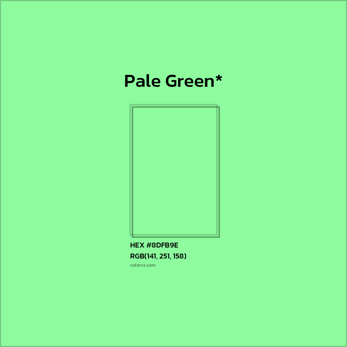 #8DFB9E hex color. RGB, RYB, CMYK, HSL, HSV codes and color conversions. Matching color names, palettes, paints.