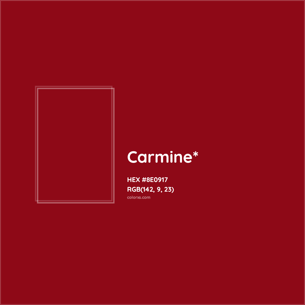 #8E0917 hex color. RGB, RYB, CMYK, HSL, HSV codes and color conversions. Matching color names, palettes, paints.