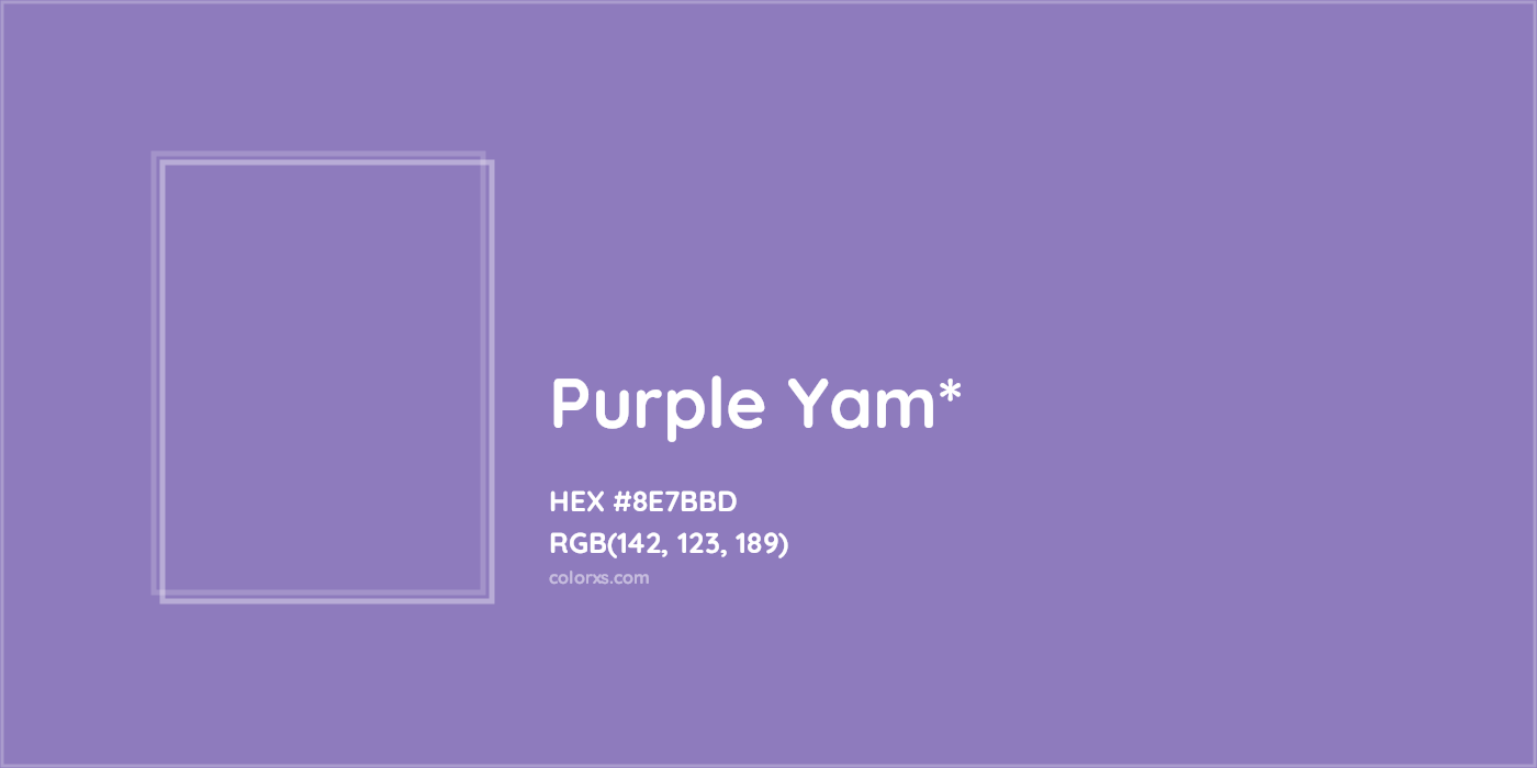 #8E7BBD hex color. RGB, RYB, CMYK, HSL, HSV codes and color conversions. Matching color names, palettes, paints.