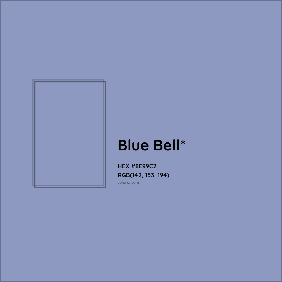 #8E99C2 hex color. RGB, RYB, CMYK, HSL, HSV codes and color conversions. Matching color names, palettes, paints.