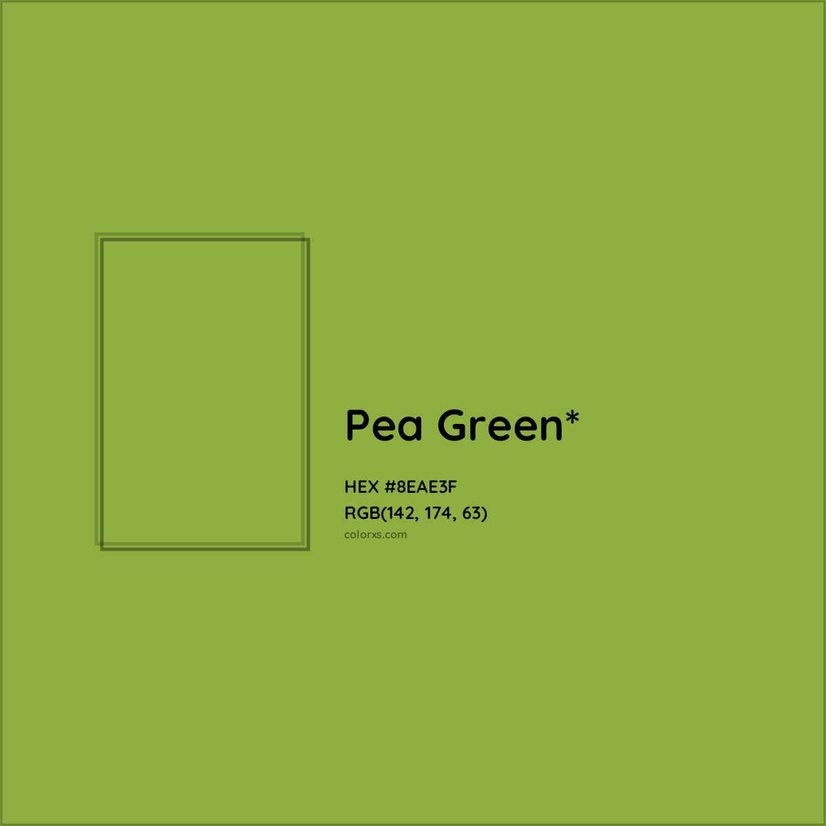 #8EAE3F hex color. RGB, RYB, CMYK, HSL, HSV codes and color conversions. Matching color names, palettes, paints.