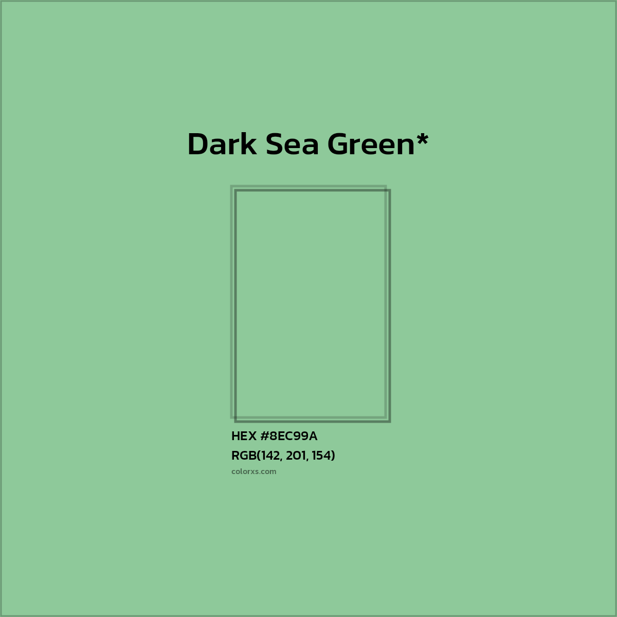 #8EC99A hex color. RGB, RYB, CMYK, HSL, HSV codes and color conversions. Matching color names, palettes, paints.