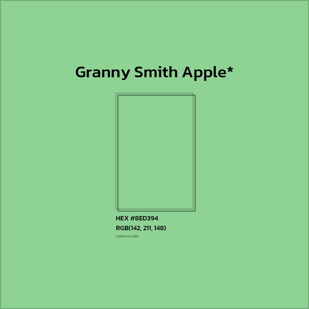 #8ED394 hex color. RGB, RYB, CMYK, HSL, HSV codes and color conversions. Matching color names, palettes, paints.