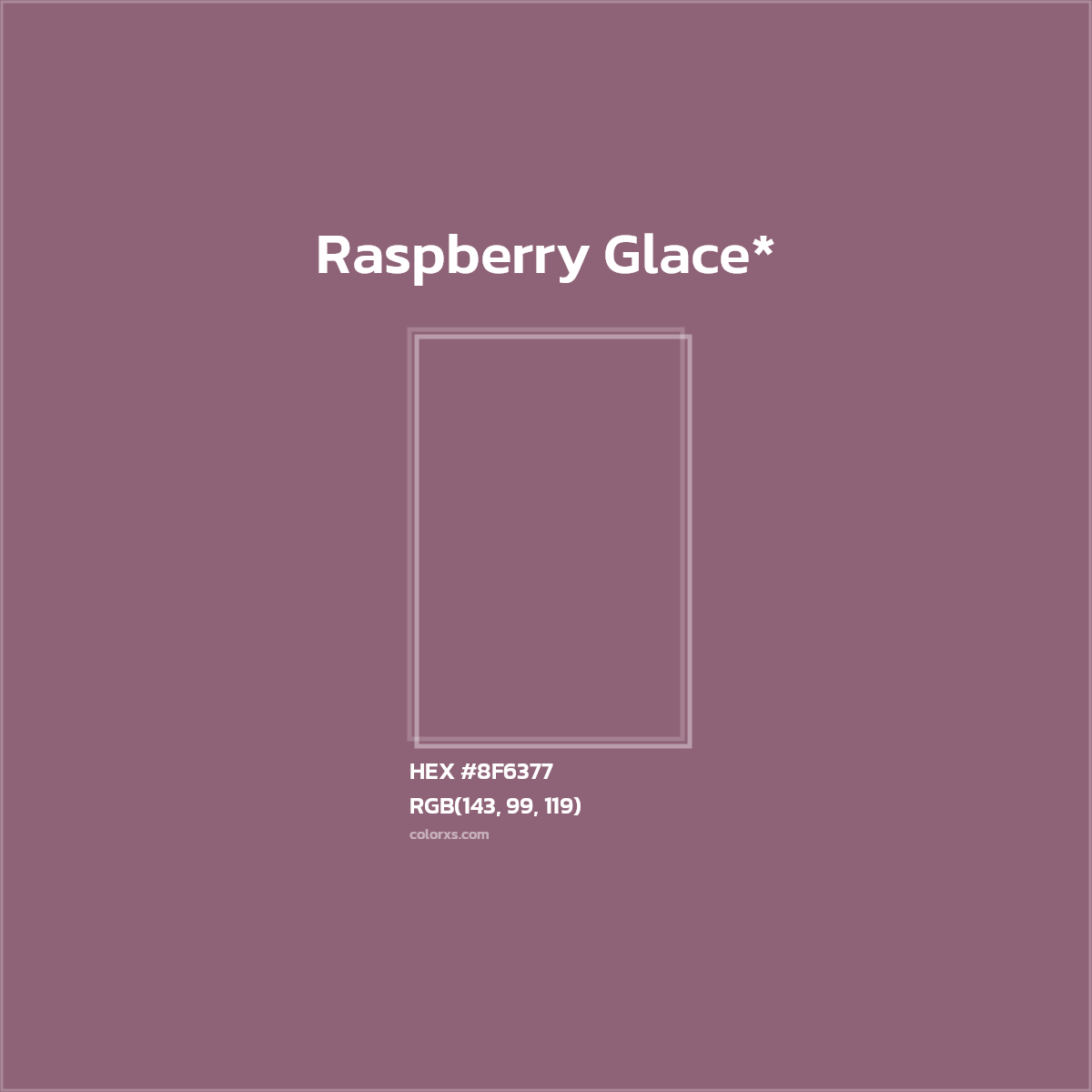 #8F6377 hex color. RGB, RYB, CMYK, HSL, HSV codes and color conversions. Matching color names, palettes, paints.