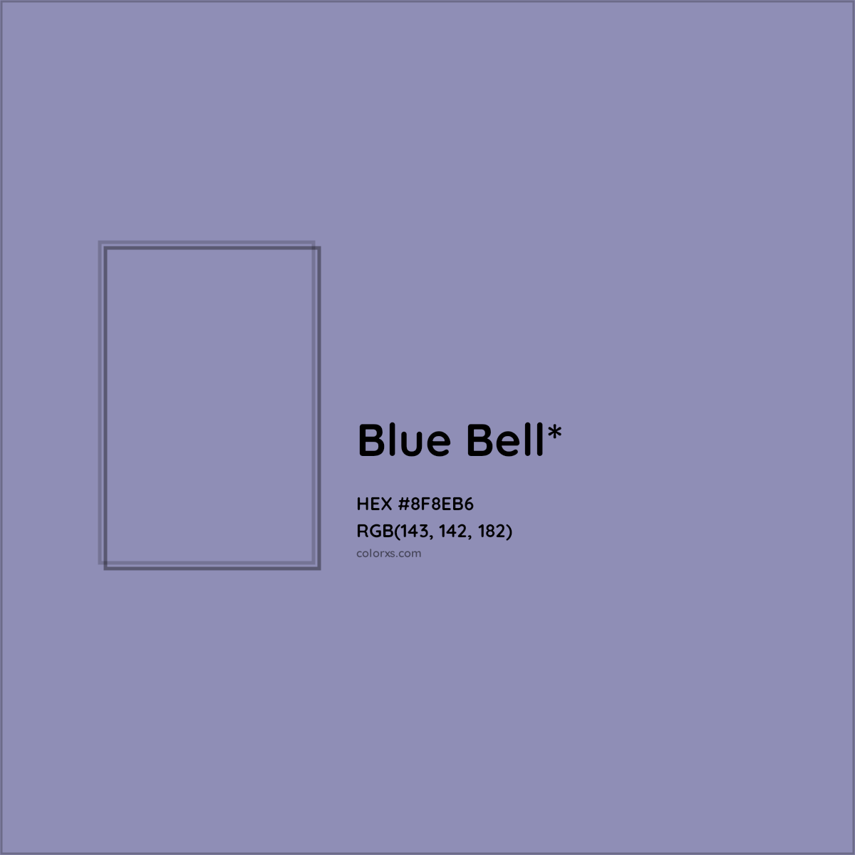 #8F8EB6 hex color. RGB, RYB, CMYK, HSL, HSV codes and color conversions. Matching color names, palettes, paints.