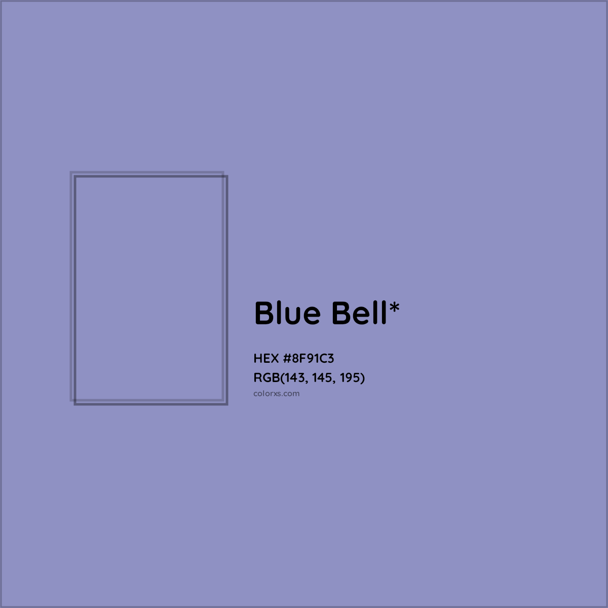 #8F91C3 hex color. RGB, RYB, CMYK, HSL, HSV codes and color conversions. Matching color names, palettes, paints.