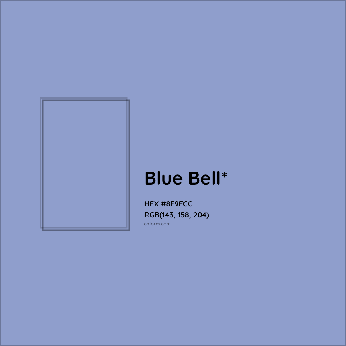 #8F9ECC hex color. RGB, RYB, CMYK, HSL, HSV codes and color conversions. Matching color names, palettes, paints.