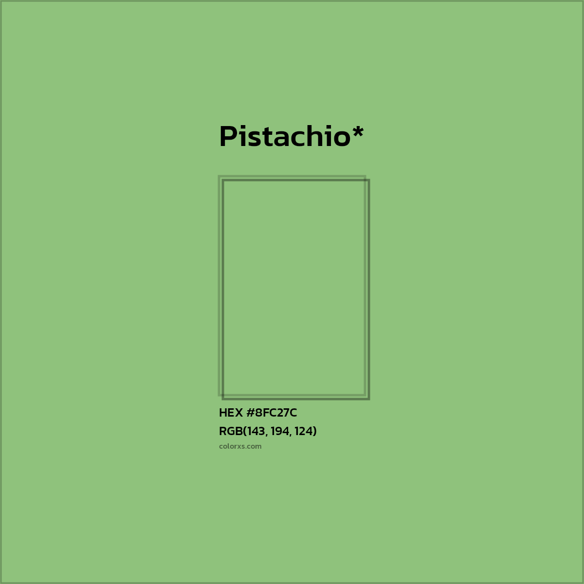 #8FC27C hex color. RGB, RYB, CMYK, HSL, HSV codes and color conversions. Matching color names, palettes, paints.