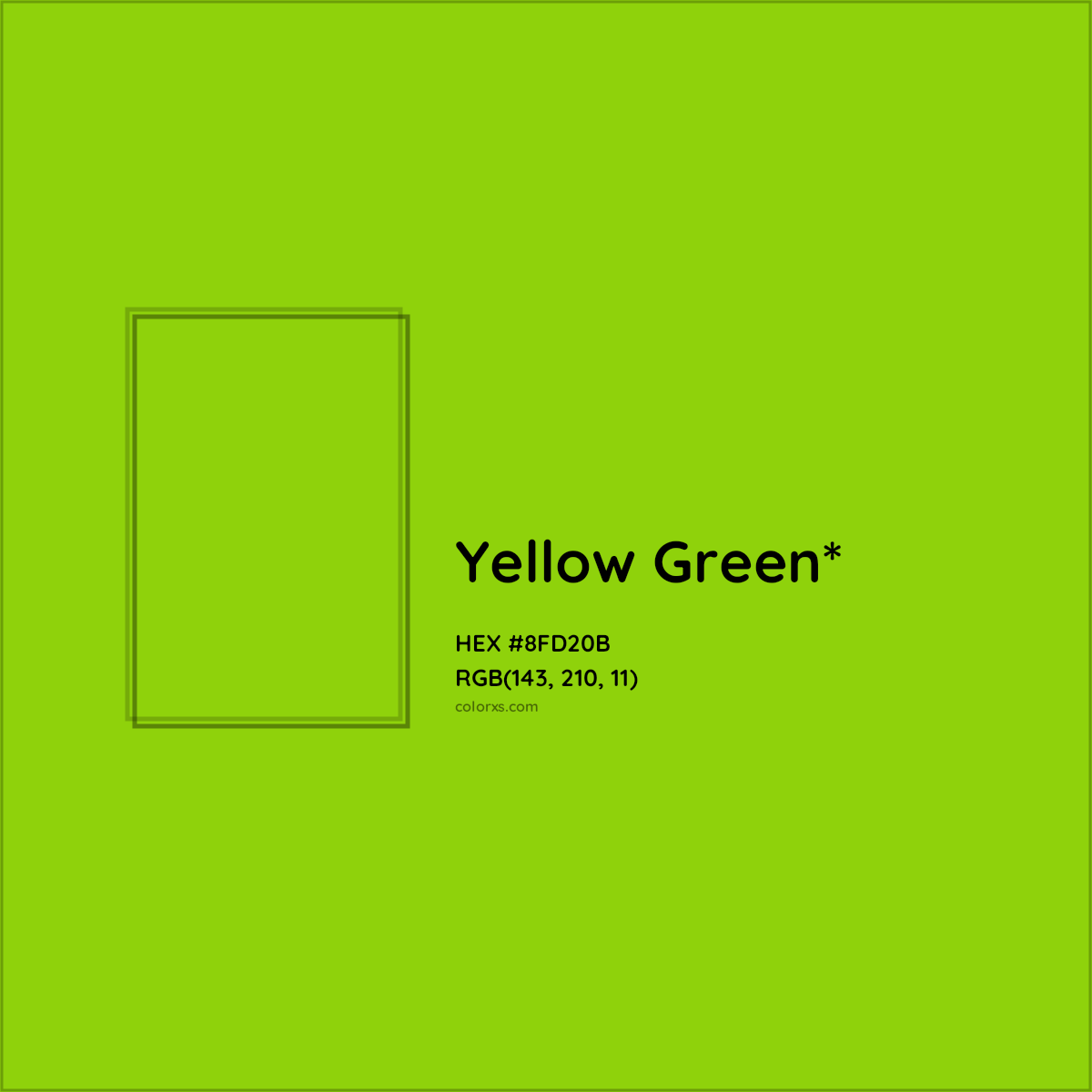 #8FD20B hex color. RGB, RYB, CMYK, HSL, HSV codes and color conversions. Matching color names, palettes, paints.