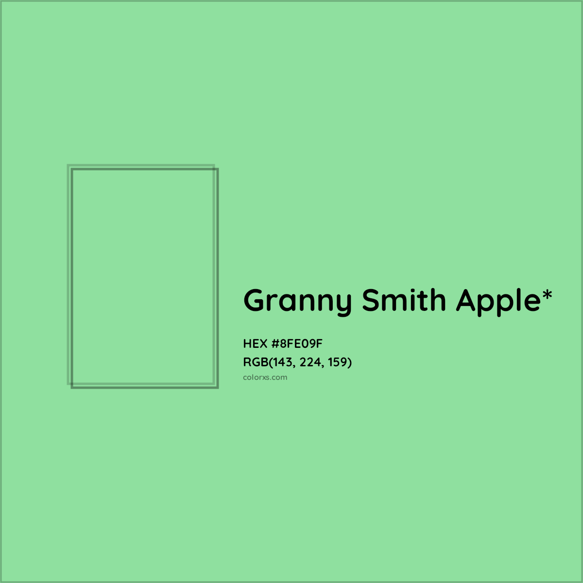 #8FE09F hex color. RGB, RYB, CMYK, HSL, HSV codes and color conversions. Matching color names, palettes, paints.
