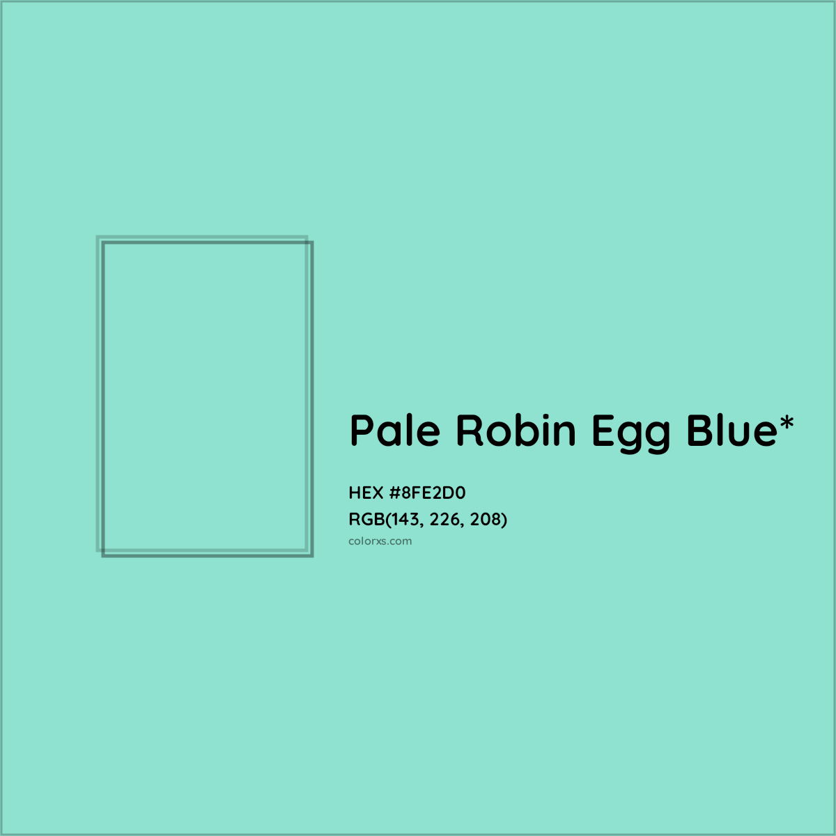 #8FE2D0 hex color. RGB, RYB, CMYK, HSL, HSV codes and color conversions. Matching color names, palettes, paints.