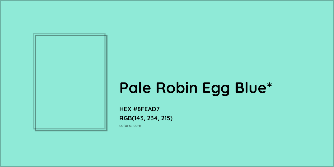 #8FEAD7 hex color. RGB, RYB, CMYK, HSL, HSV codes and color conversions. Matching color names, palettes, paints.