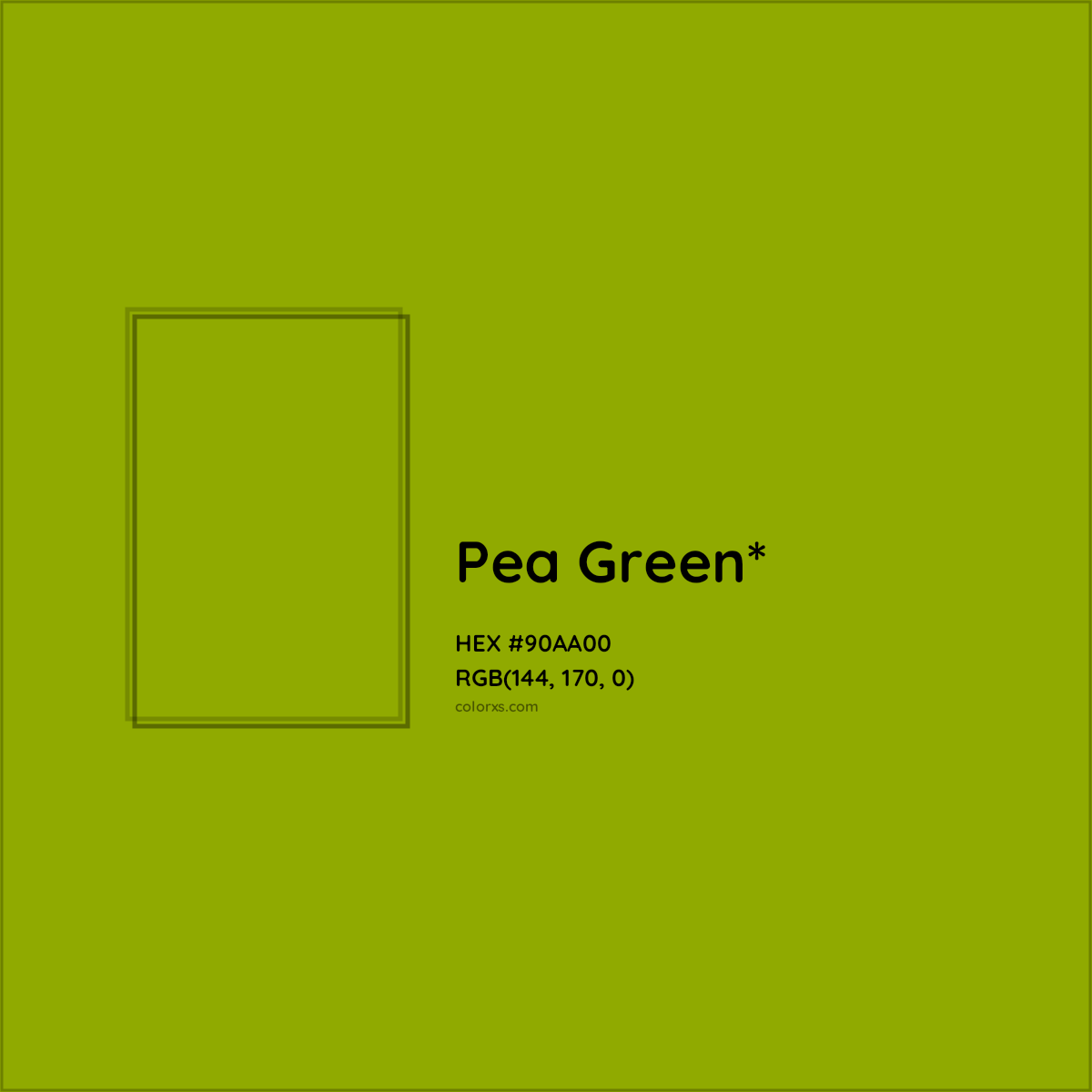 #90AA00 hex color. RGB, RYB, CMYK, HSL, HSV codes and color conversions. Matching color names, palettes, paints.
