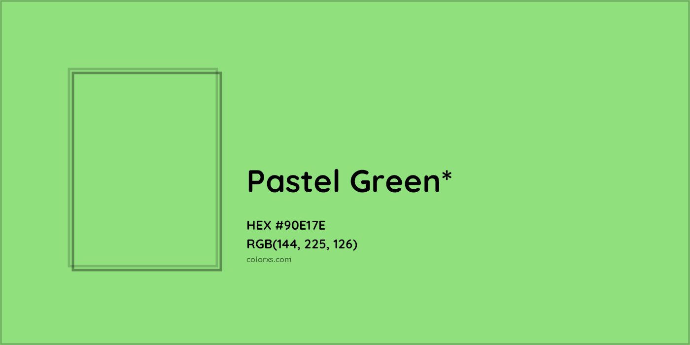 #90E17E hex color. RGB, RYB, CMYK, HSL, HSV codes and color conversions. Matching color names, palettes, paints.