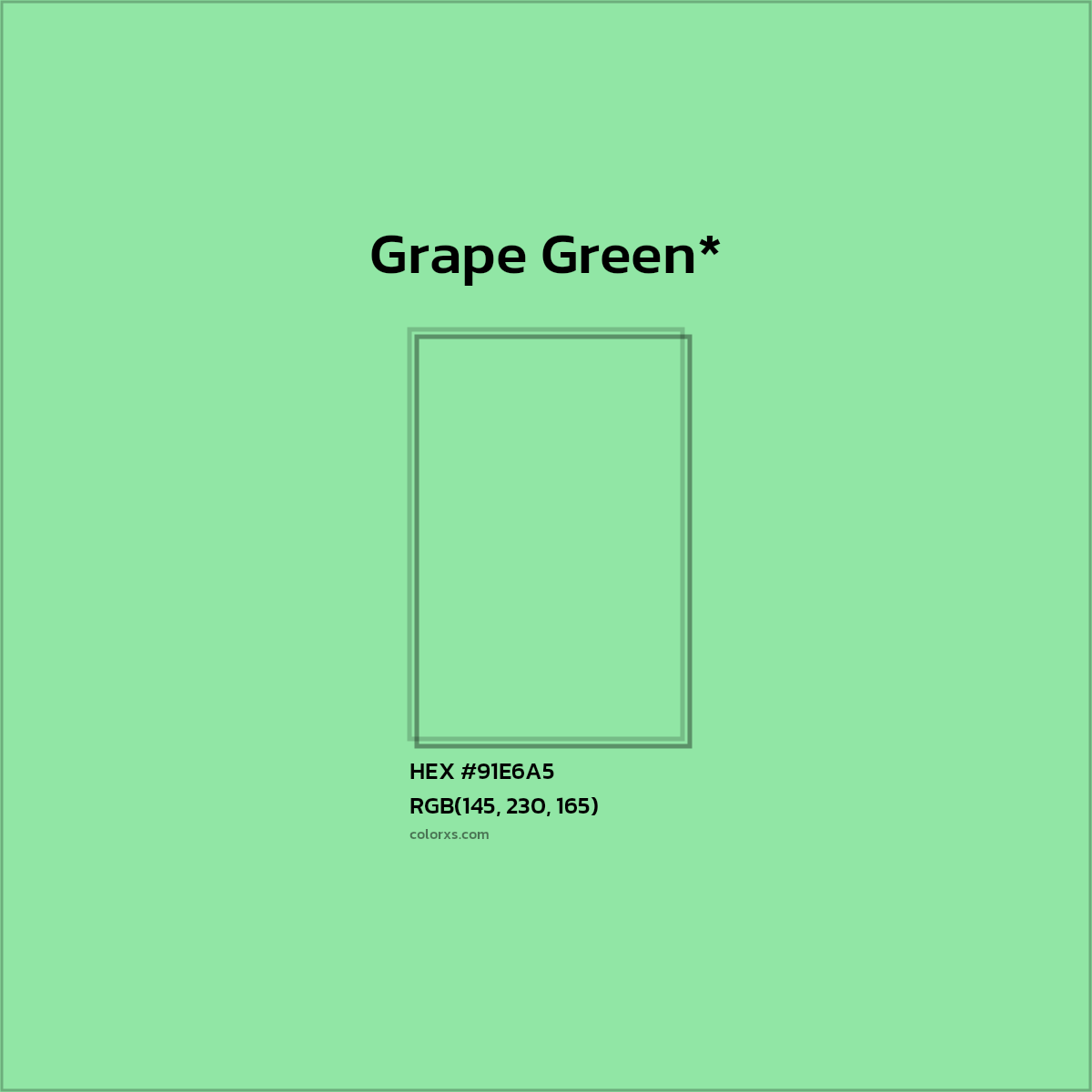#91E6A5 hex color. RGB, RYB, CMYK, HSL, HSV codes and color conversions. Matching color names, palettes, paints.
