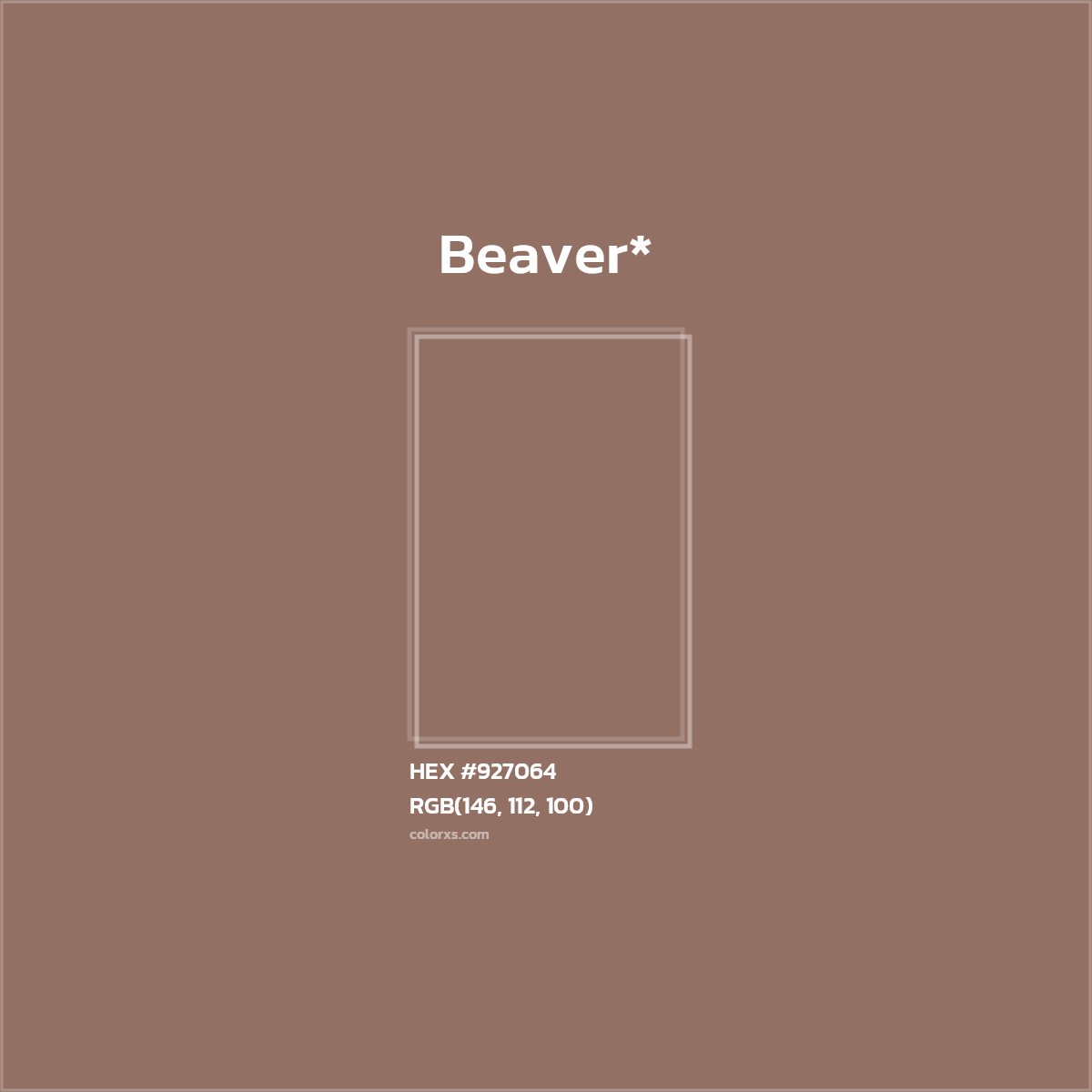 #927064 hex color. RGB, RYB, CMYK, HSL, HSV codes and color conversions. Matching color names, palettes, paints.