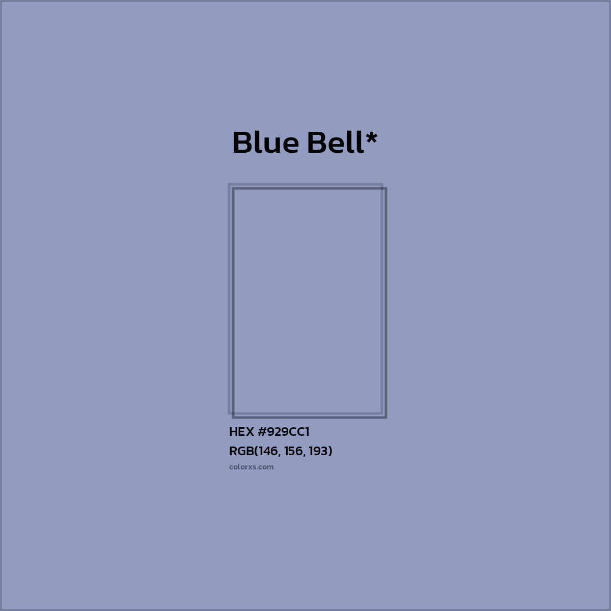 #929CC1 hex color. RGB, RYB, CMYK, HSL, HSV codes and color conversions. Matching color names, palettes, paints.