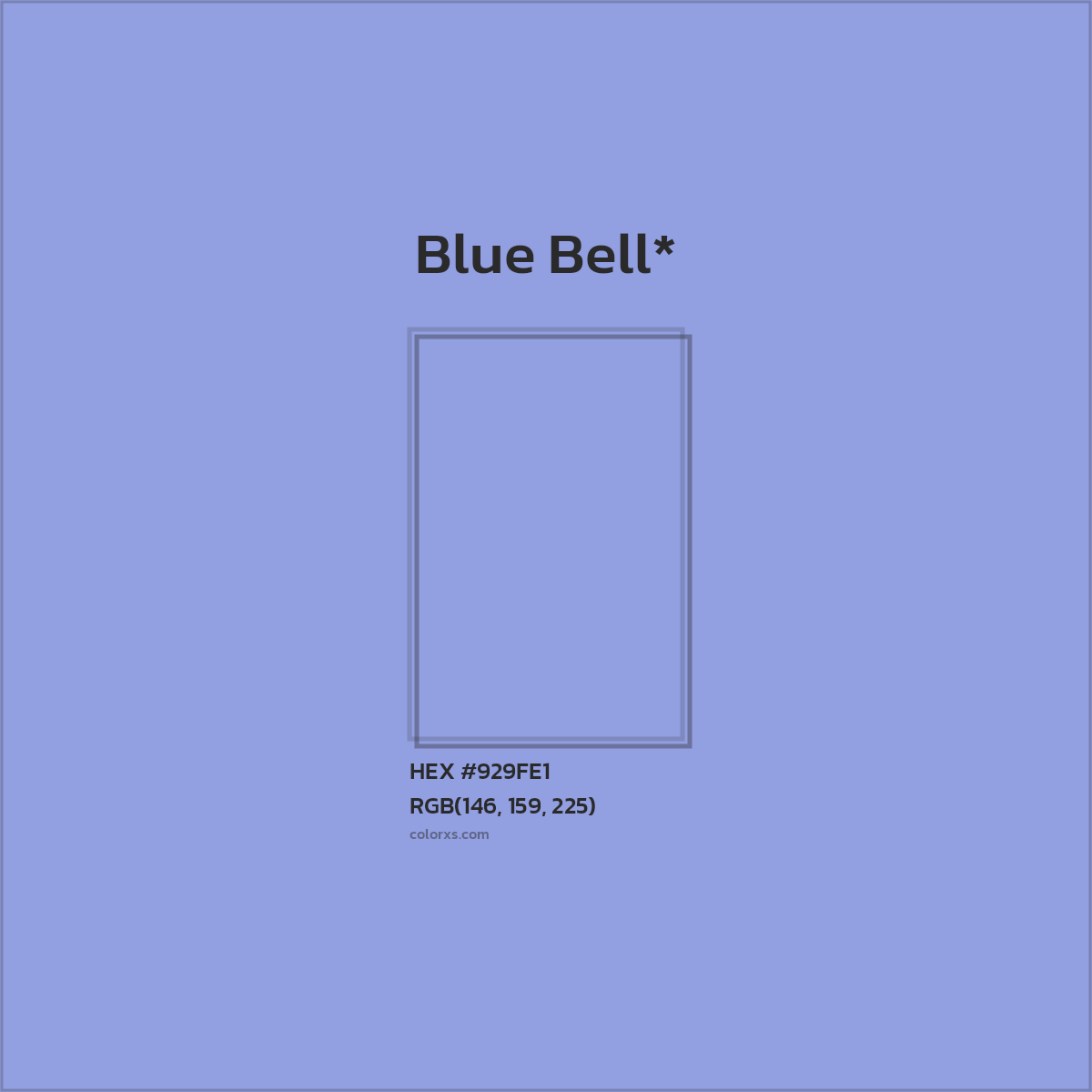 #929FE1 hex color. RGB, RYB, CMYK, HSL, HSV codes and color conversions. Matching color names, palettes, paints.
