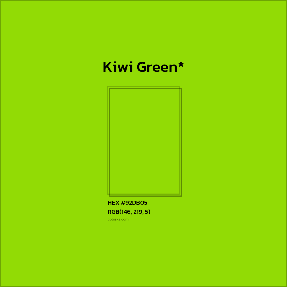 #92DB05 hex color. RGB, RYB, CMYK, HSL, HSV codes and color conversions. Matching color names, palettes, paints.
