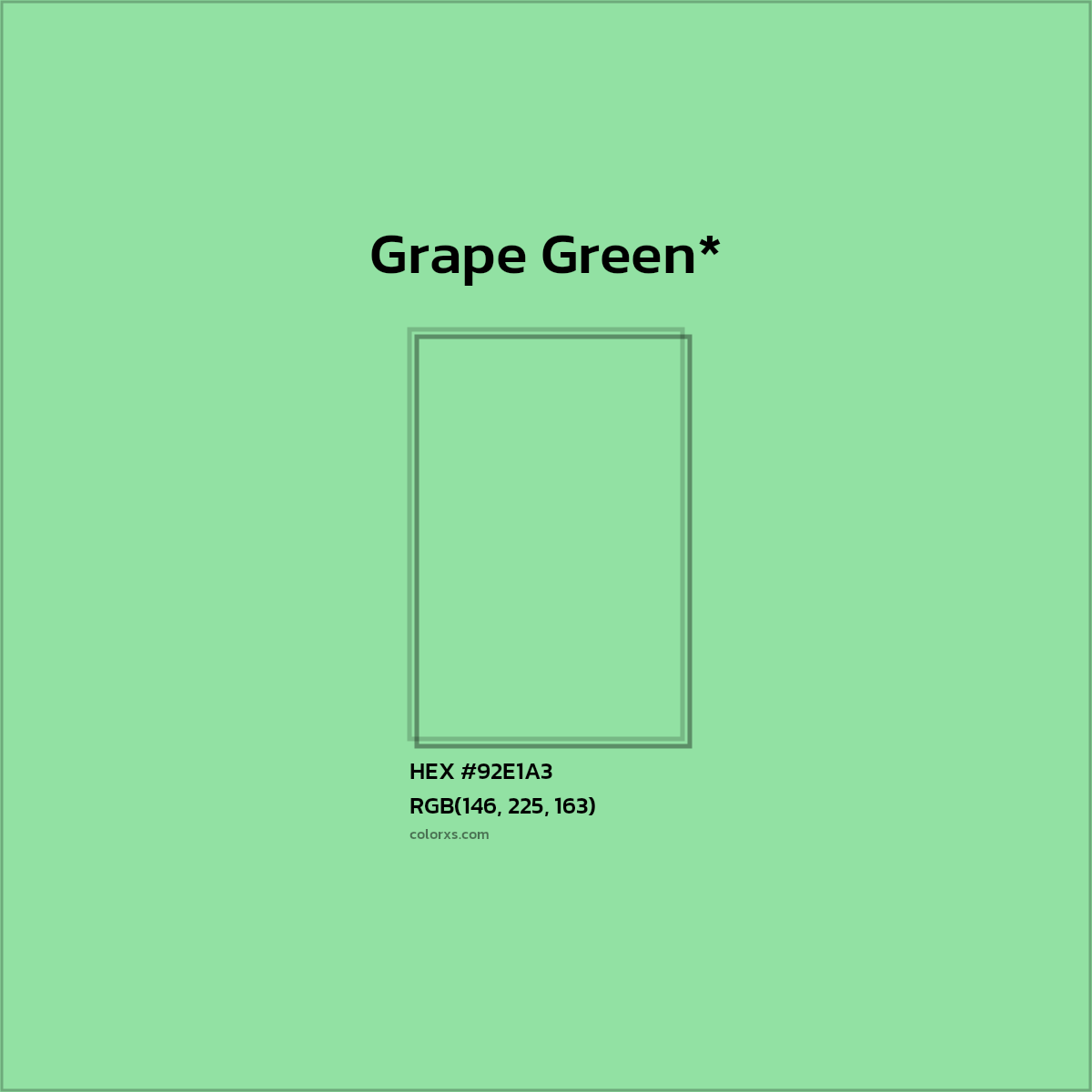 #92E1A3 hex color. RGB, RYB, CMYK, HSL, HSV codes and color conversions. Matching color names, palettes, paints.