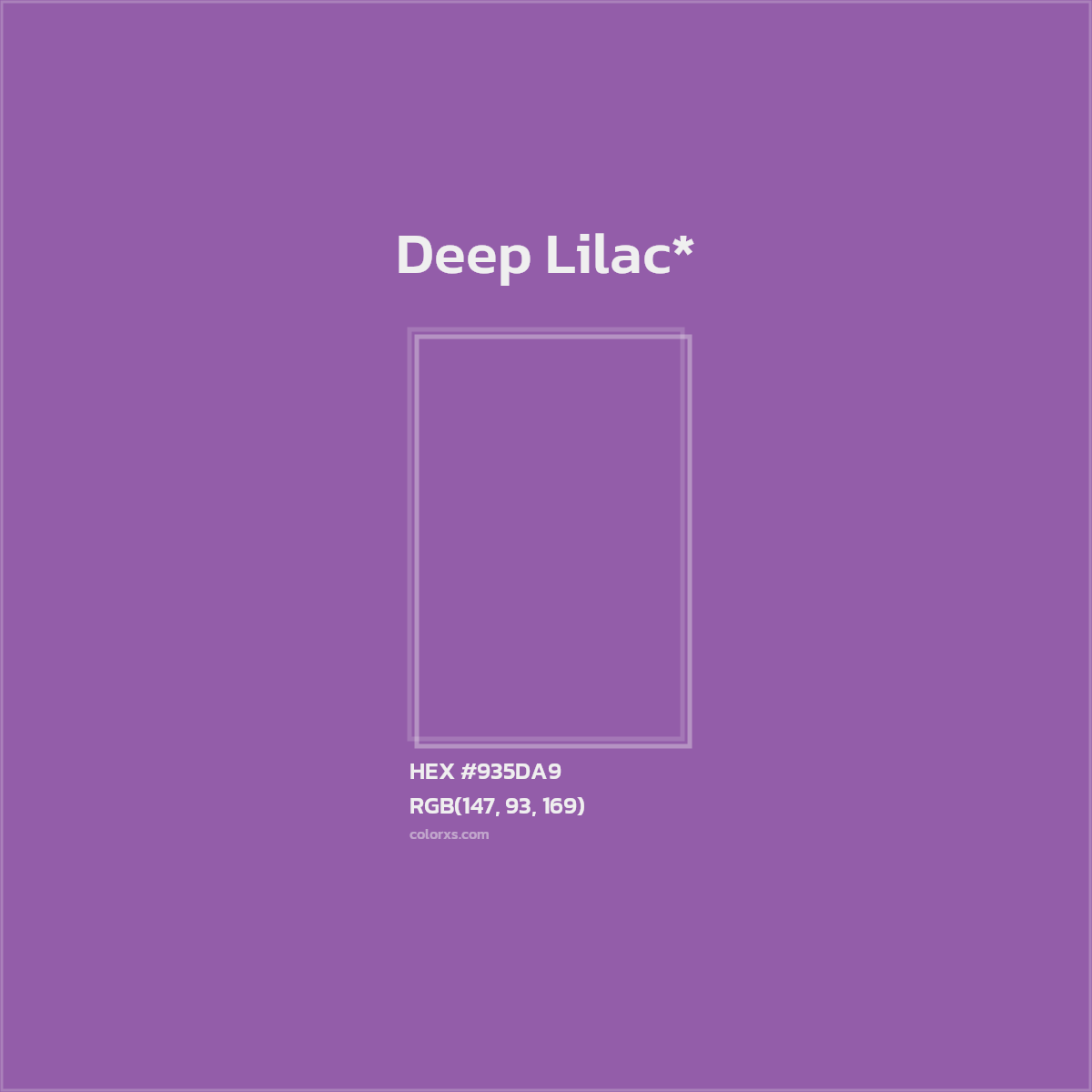 #935DA9 hex color. RGB, RYB, CMYK, HSL, HSV codes and color conversions. Matching color names, palettes, paints.