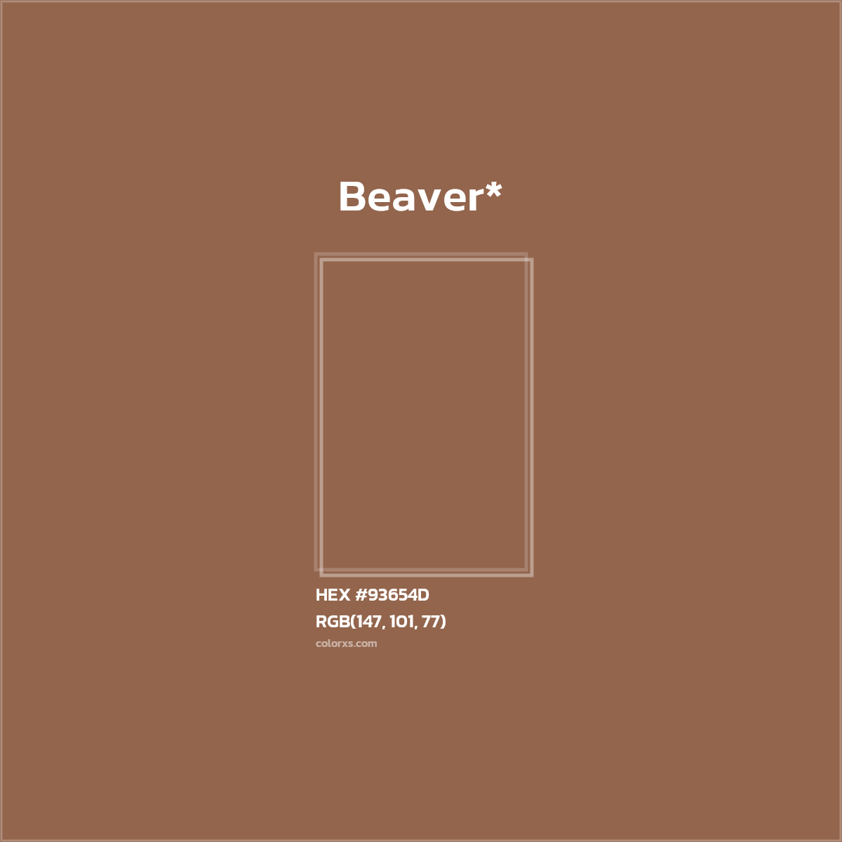 #93654D hex color. RGB, RYB, CMYK, HSL, HSV codes and color conversions. Matching color names, palettes, paints.