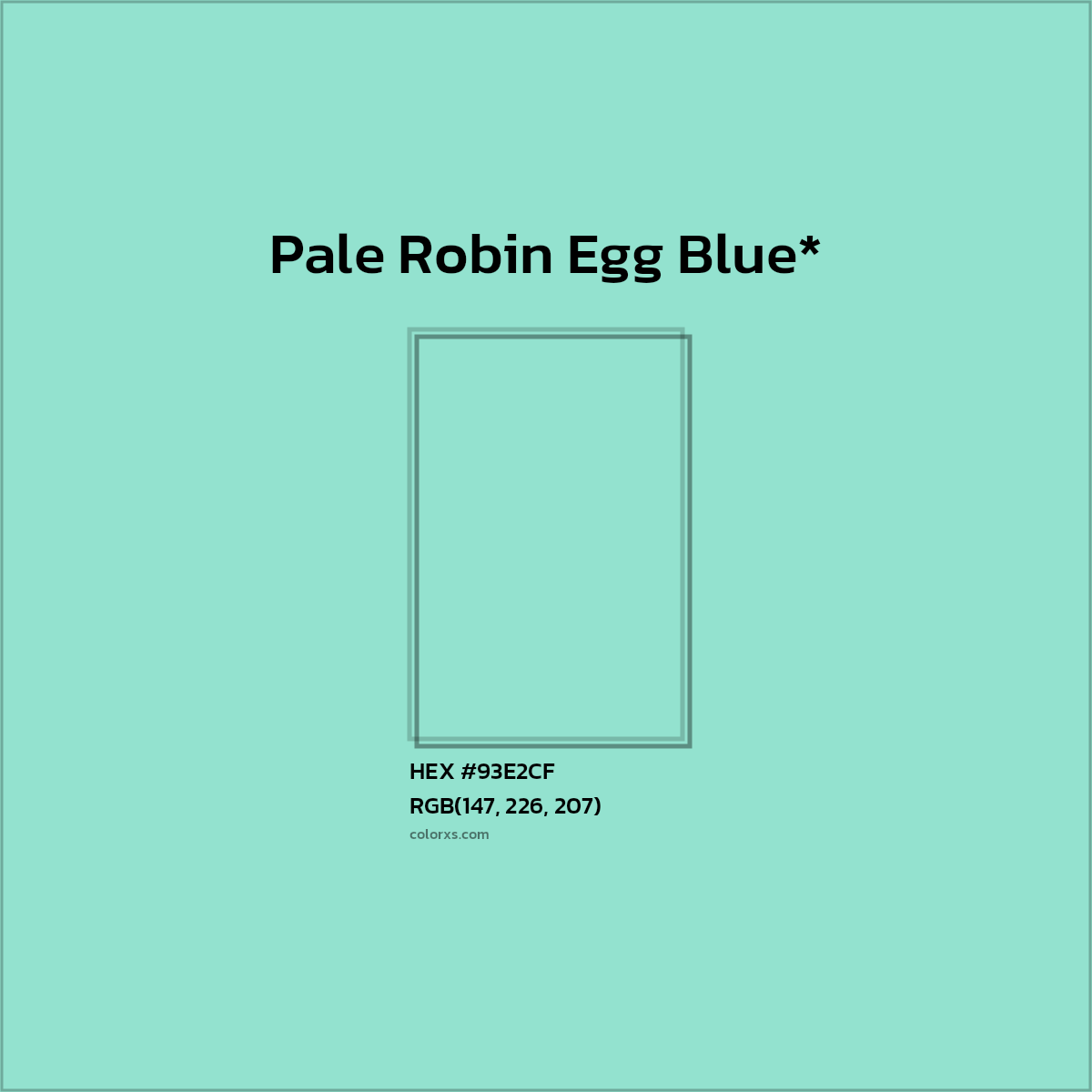 #93E2CF hex color. RGB, RYB, CMYK, HSL, HSV codes and color conversions. Matching color names, palettes, paints.