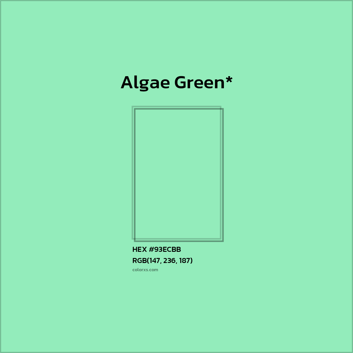 #93ECBB hex color. RGB, RYB, CMYK, HSL, HSV codes and color conversions. Matching color names, palettes, paints.