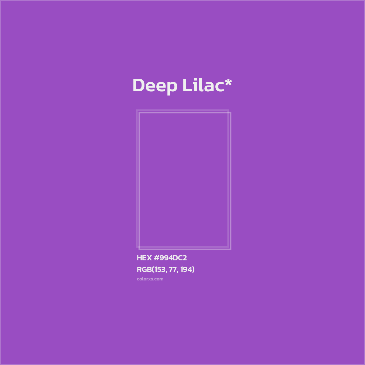 #994DC2 hex color. RGB, RYB, CMYK, HSL, HSV codes and color conversions. Matching color names, palettes, paints.