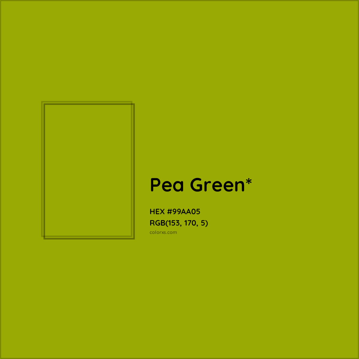 #99AA05 hex color. RGB, RYB, CMYK, HSL, HSV codes and color conversions. Matching color names, palettes, paints.