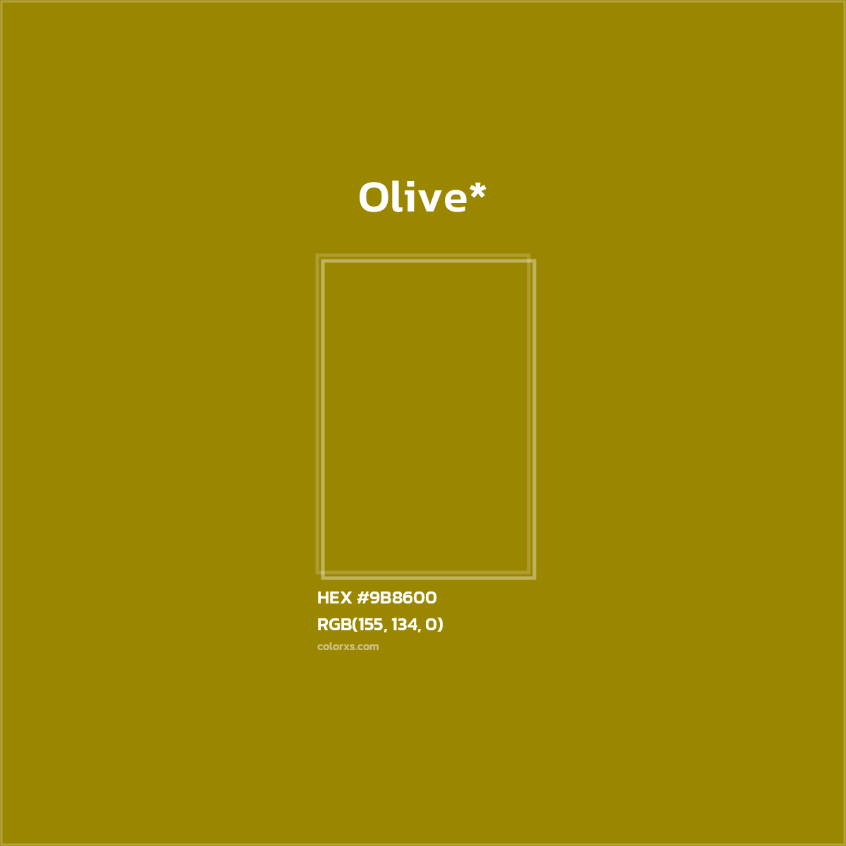 #9B8600 hex color. RGB, RYB, CMYK, HSL, HSV codes and color conversions. Matching color names, palettes, paints.