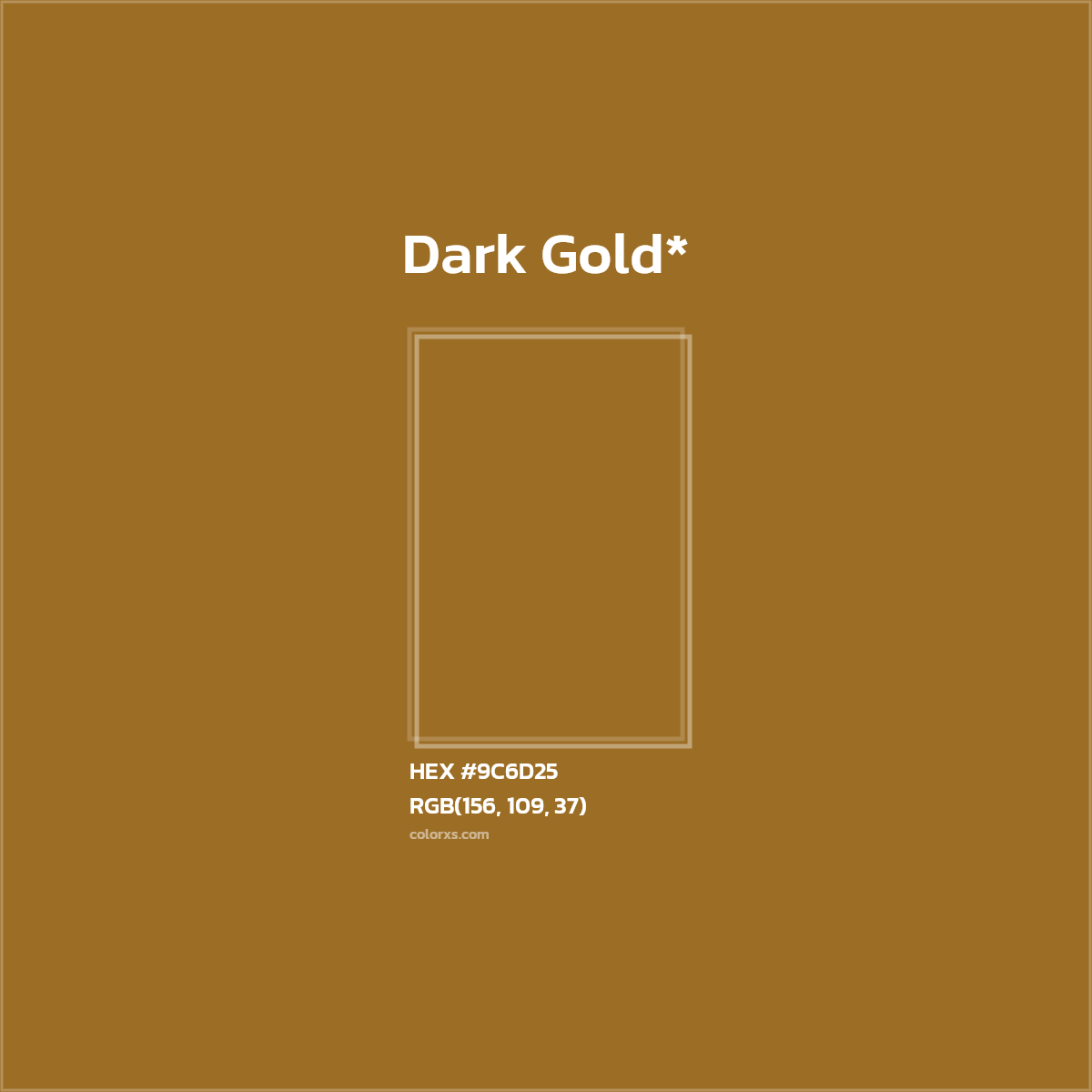 #9C6D25 hex color. RGB, RYB, CMYK, HSL, HSV codes and color conversions. Matching color names, palettes, paints.