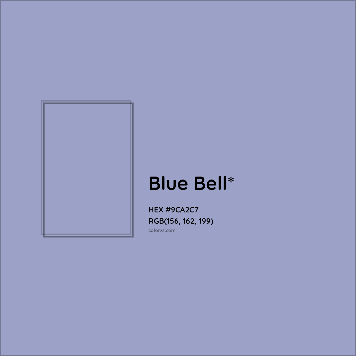 #9CA2C7 hex color. RGB, RYB, CMYK, HSL, HSV codes and color conversions. Matching color names, palettes, paints.