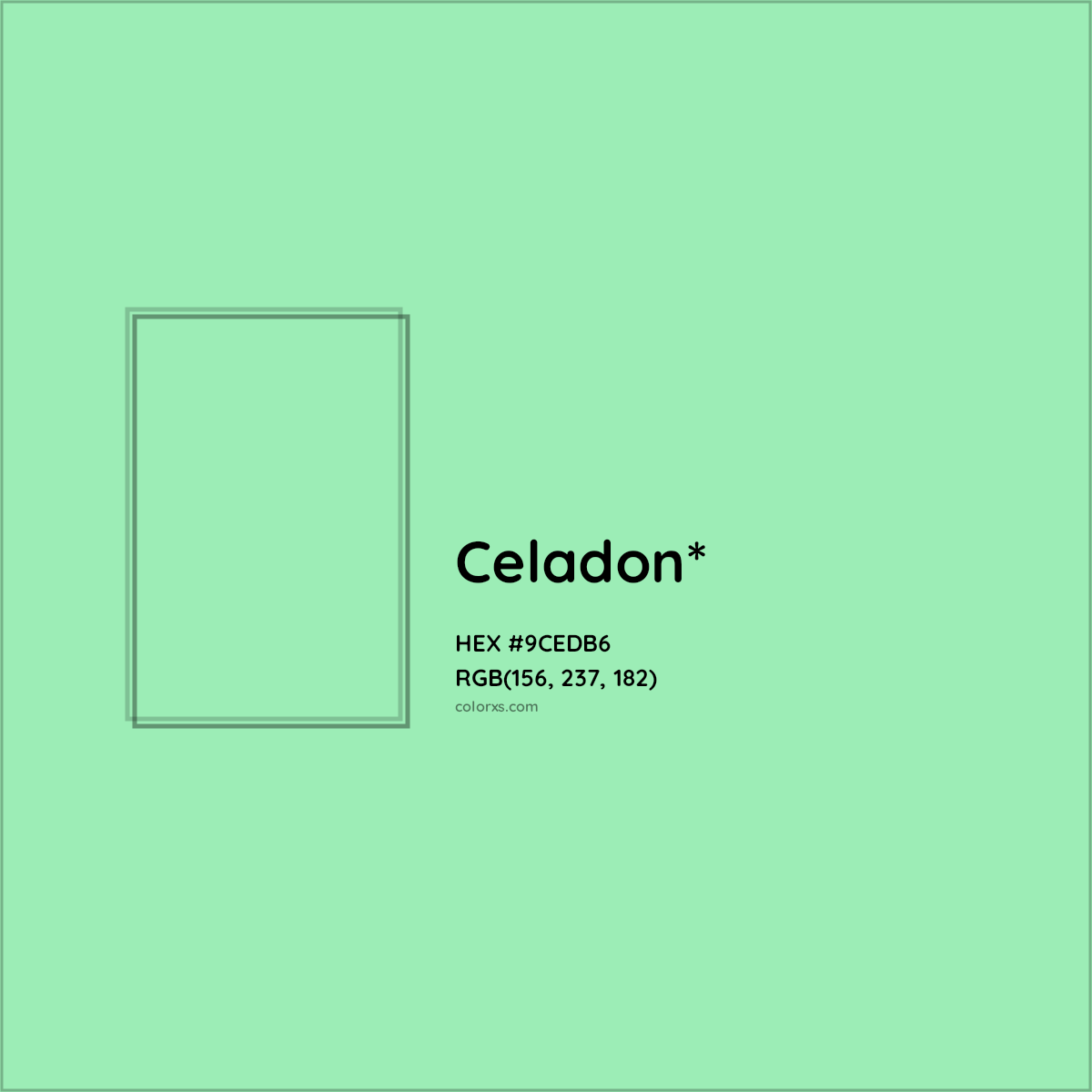 #9CEDB6 hex color. RGB, RYB, CMYK, HSL, HSV codes and color conversions. Matching color names, palettes, paints.