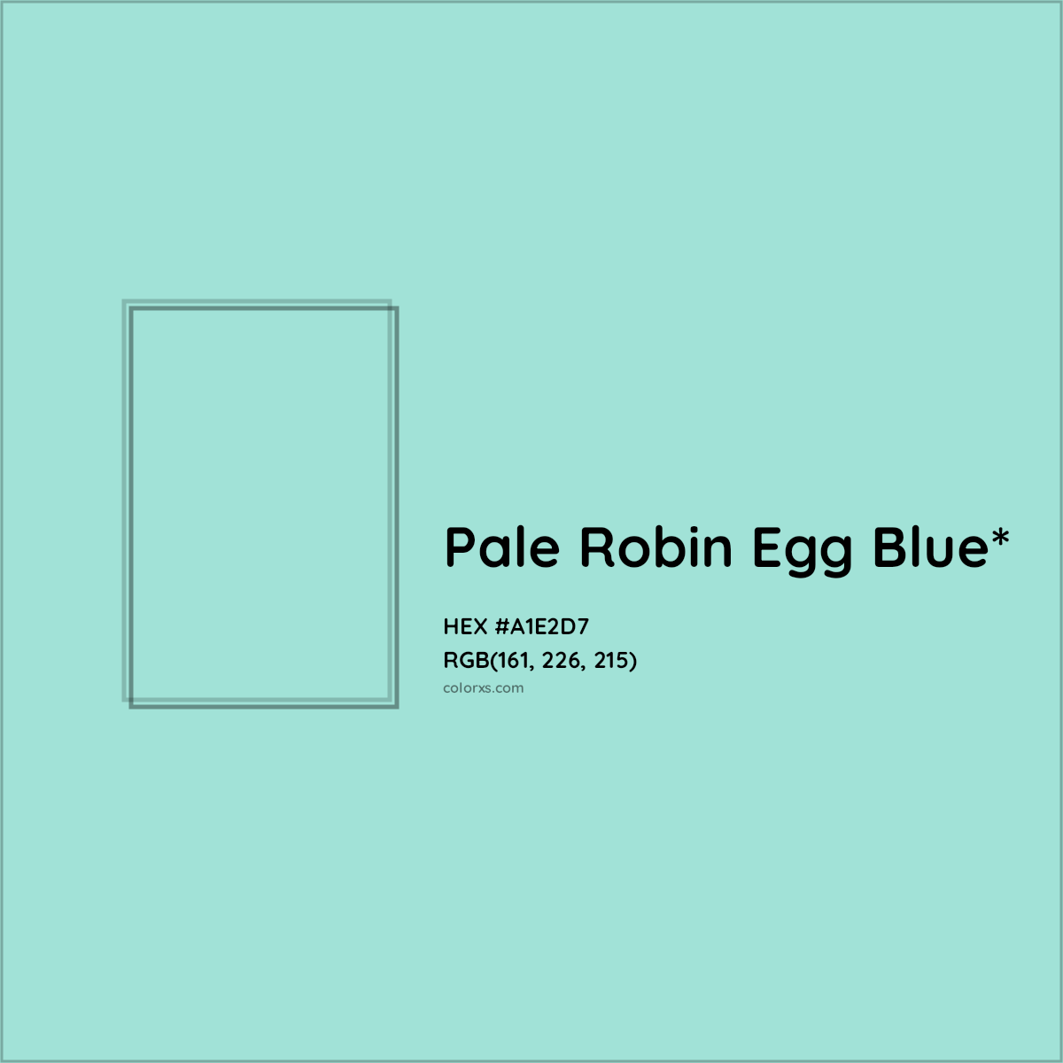 #A1E2D7 hex color. RGB, RYB, CMYK, HSL, HSV codes and color conversions. Matching color names, palettes, paints.